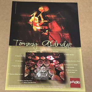 Tommy Aldridge - Paiste Cymbals - 2004 Print Advertisement